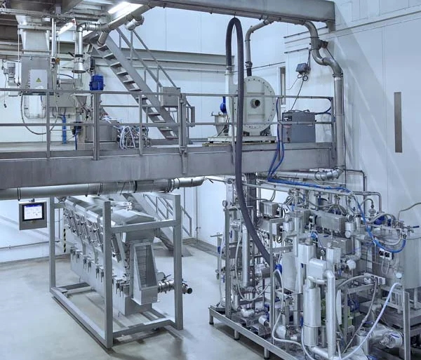 Système Flexomix pour l’agglomération de poudres d’algues marines