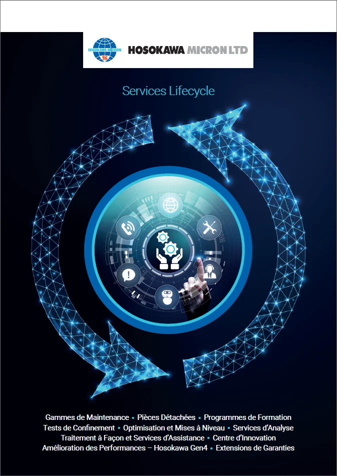 Brochure des services Hosokawa Micron Ltd. pour le traitement des poudres