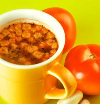 Exemple de poudre de sauce agglomérée avec le Flexomix
