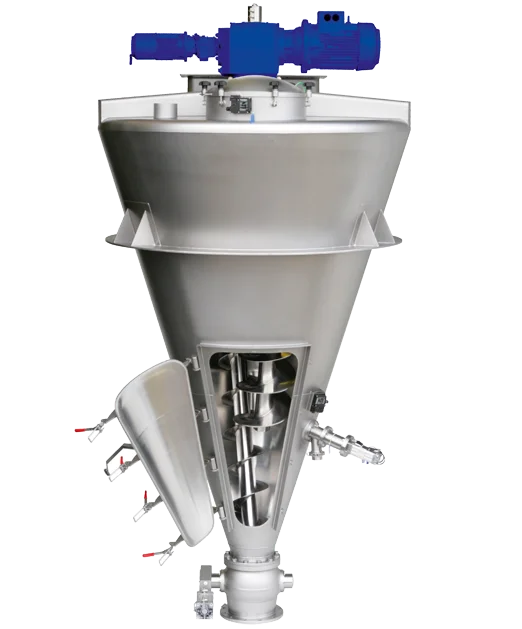 Mélangeur conique à vis Nauta de Hosokawa Micron pour le lait infantile en poudre