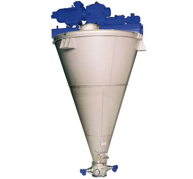 Mélangeur conique à vis Nauta pour poudres métalliques