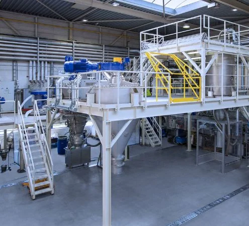 Centre d'essais pour le traitement des poudres et solides en vrac
